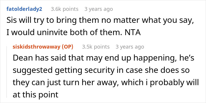 Online discussion about a mom forcing bride-to-be to include sister’s unruly kids at wedding, leading to uninvitation. Online discussion about a mom forcing bride-to-be to include sister’s unruly kids at wedding, leading to uninvitation.