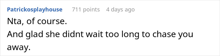 Screenshot of online comment discussing a woman forcing boyfriend to sign income share contract.