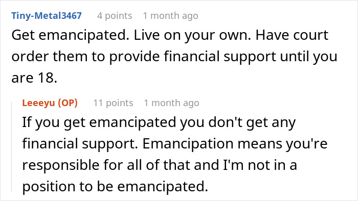 Alt text: Teen refuses to live with bio parents who abandoned him, leading to a court dispute over custody and support. Alt text: Teen refuses to live with bio parents who abandoned him, leading to a court dispute over custody and support.