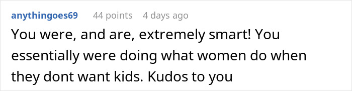 Comment praising a teen's smart plan to make her 32-year-old husband divorce her after forced marriage.