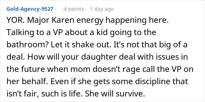 Mom struggling to contain her rage after teacher ignores daughter’s emergency request at school meeting. Mom struggling to contain her rage after teacher ignores daughter’s emergency request at school meeting.