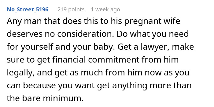 Comment on co-parenting challenges and legal advice after a bipolar man leaves his pregnant wife for a younger lover. Comment on co-parenting challenges and legal advice after a bipolar man leaves his pregnant wife for a younger lover.