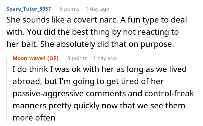 Screenshot of a Reddit conversation discussing a husband upset about being treated like a wallet on legs for his stepson.