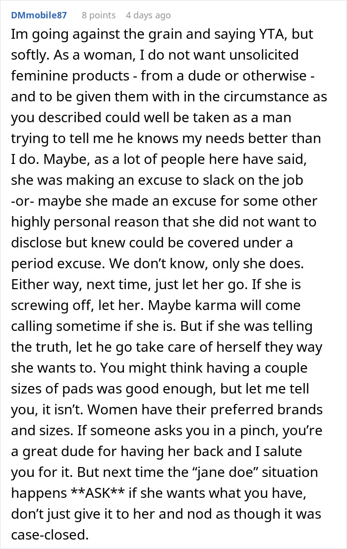 Man turns coworkers against woman who reported him to HR after conflict at workplace involving rude behavior claims.