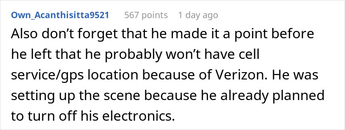 Text message explaining lack of cell service and planned electronics shutdown during camping trip with bro. Text message explaining lack of cell service and planned electronics shutdown during camping trip with bro.