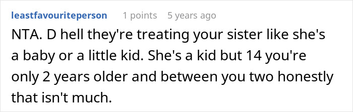 Screenshot of a Reddit comment defending a teen, discussing the impact on the half-sister’s Christmas wishes and family dynamics. Screenshot of a Reddit comment defending a teen, discussing the impact on the half-sister’s Christmas wishes and family dynamics.