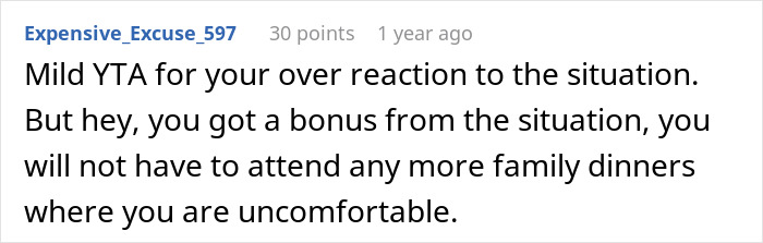 Text post showing a user commenting on SIL holding couple hostage at dinner and threatening to destroy car with food. Text post showing a user commenting on SIL holding couple hostage at dinner and threatening to destroy car with food.
