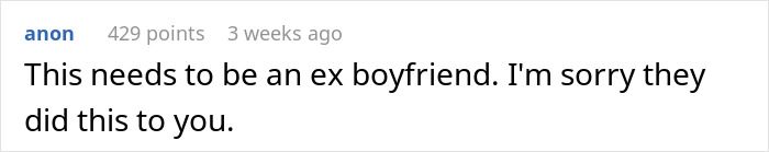 Comment on a story about a woman experiencing childhood trauma triggered by her boyfriend&rsquo;s family&rsquo;s Christmas tradition.