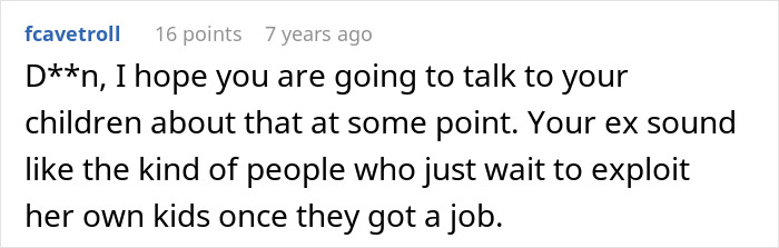 Comment discussing a woman’s award winning act in court blowing up after evidence from husband and her BFF causes her to lose everything.