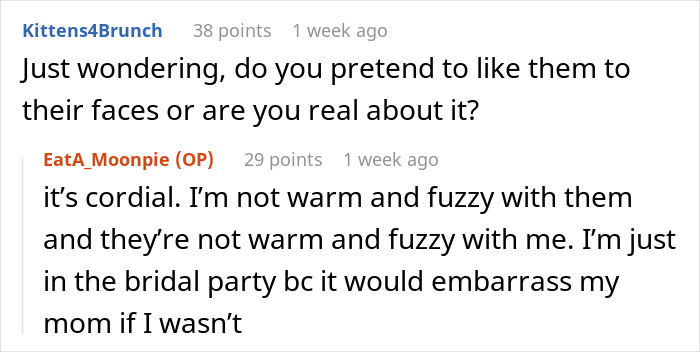 Reddit conversation screenshot discussing a fiancée’s fabricated past uncovered through a simple Venmo search. Reddit conversation screenshot discussing a fiancée’s fabricated past uncovered through a simple Venmo search.