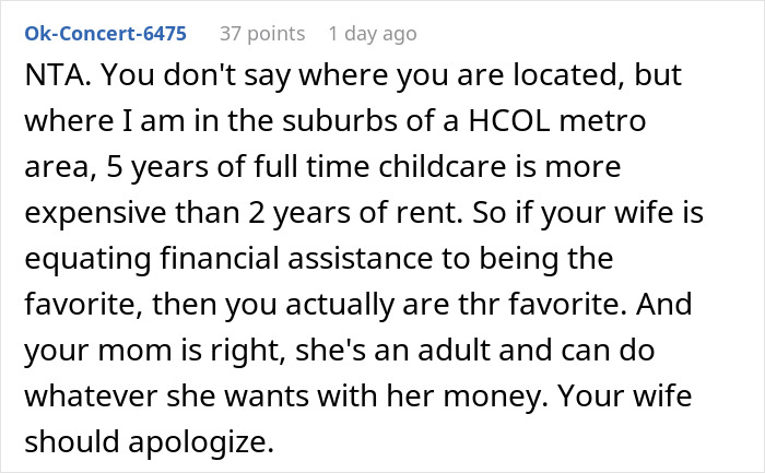 MIL Helps Couple With Childcare, Loses It After DIL Criticizes Her For Paying Her Own Son&rsquo;s Rent