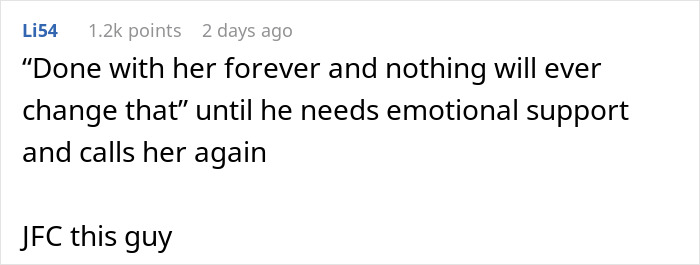 Screenshot of a social media comment discussing boyfriend fears about golddiggers and emotional support in relationships.