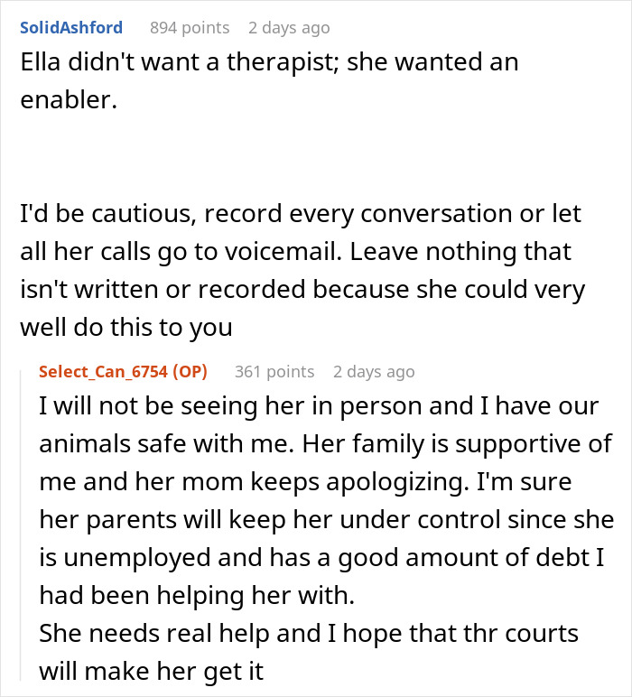 Comments discussing fiancée’s obsession with her bully and advice on handling stalking and relationship issues. Comments discussing fiancée’s obsession with her bully and advice on handling stalking and relationship issues.