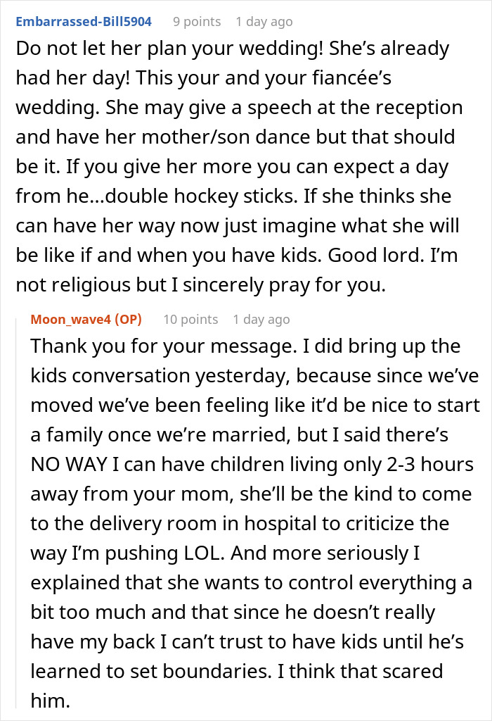 Reddit conversation about wife treating hubby like wallet on legs and tension over parenting teen stepson boundaries.