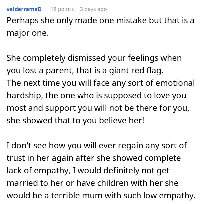 Woman Calls Grieving Boyfriend A 'Sissy,' Is Stunned When He Dumps Her On The Spot