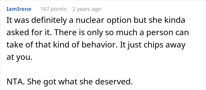 Screenshot of a social media comment discussing a lady insulting SIL's hubby and reacting to her partner’s indiscretions.