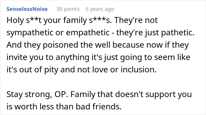 Screenshot of a furious guy expressing frustration after family refuses to include him in girl days, highlighting immaturity and growth needs.