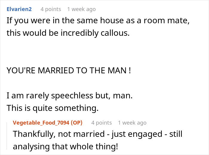 Reddit comments discussing a partner, sleep, and calling an ambulance in a relationship context. Reddit comments discussing a partner, sleep, and calling an ambulance in a relationship context.