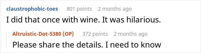 Comments on a social platform discussing a woman proving her husband's family is lying snobs with a simple switch. Comments on a social platform discussing a woman proving her husband's family is lying snobs with a simple switch.