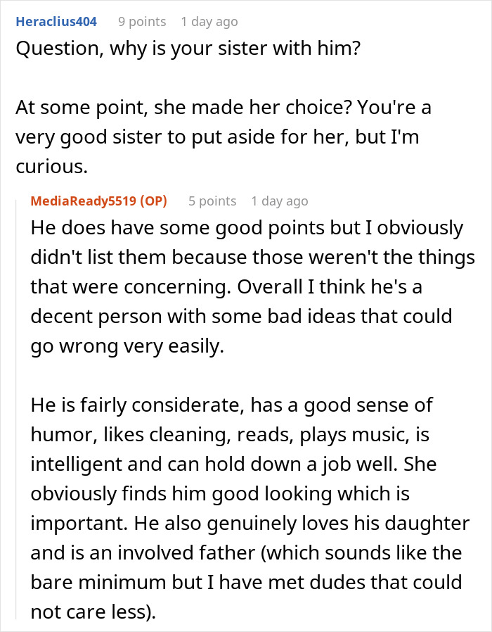 Reddit conversation showing a woman worried about her sister becoming a tradwife and secretly starting a fund for her. Reddit conversation showing a woman worried about her sister becoming a tradwife and secretly starting a fund for her.