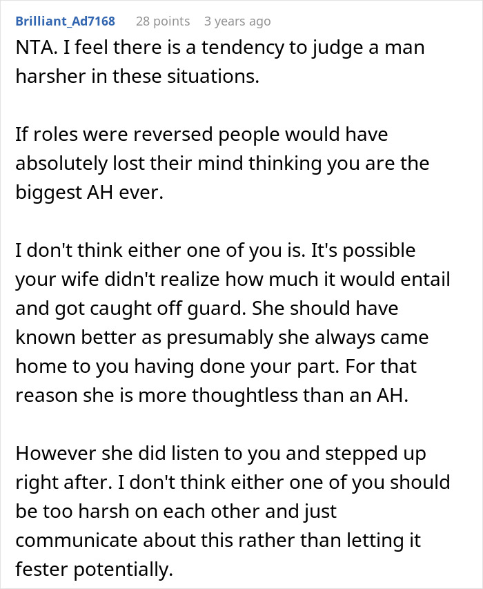 Man Spends 25 Years Being Stay-At-Home Dad, Confused When Wife Fails With Only One Kid Man Spends 25 Years Being Stay-At-Home Dad, Confused When Wife Fails With Only One Kid