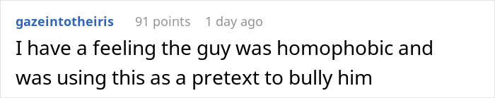 Screenshot of a Reddit comment discussing a guy mocking a teen for superhero disinterest linked to grief. Screenshot of a Reddit comment discussing a guy mocking a teen for superhero disinterest linked to grief.