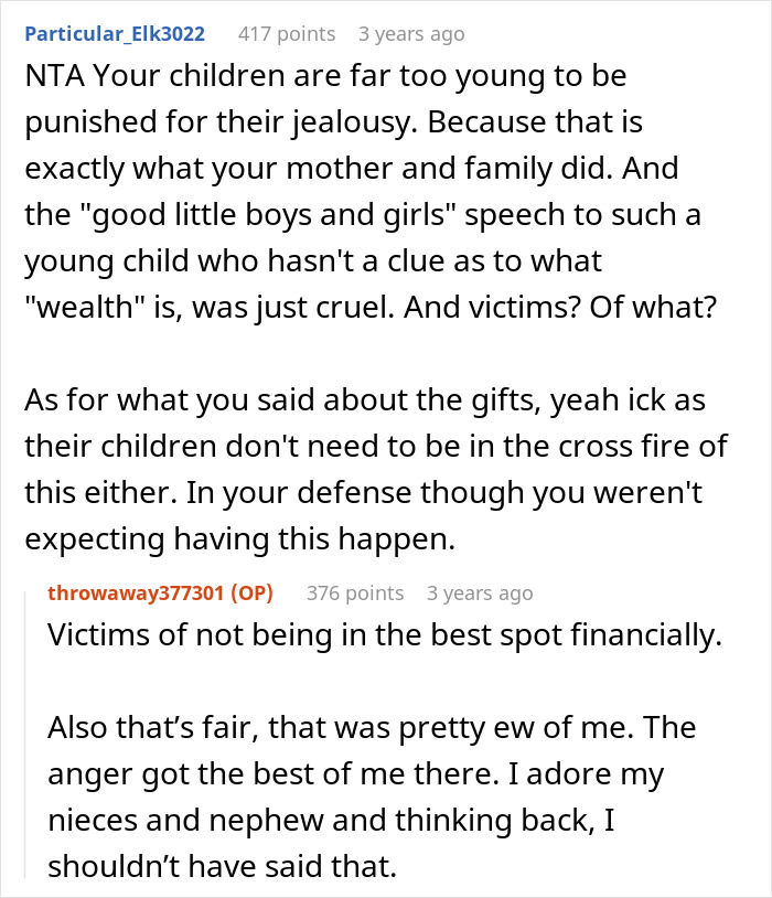 Woman Marries Into Rich Family, Horrified When Her Mom Doesn&rsquo;t Give Kids Gifts As They Have Enough