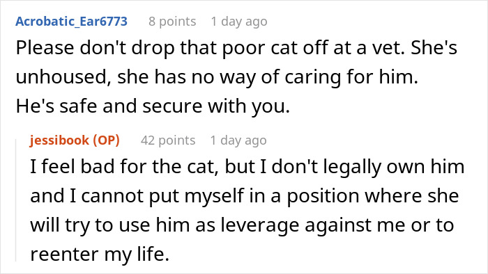 Reddit conversation about woman letting friend stay during surgery recovery, returning to filthy house and car driven 1,100 miles.