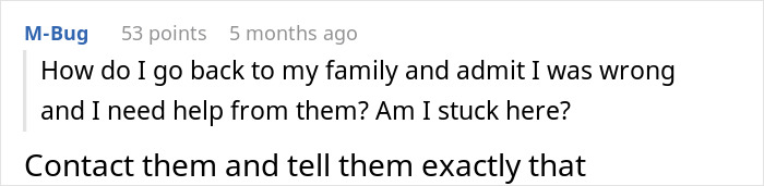 Screenshot of an online comment thread discussing a 25-year-old mom pleading for escape from her 52-year-old partner. Screenshot of an online comment thread discussing a 25-year-old mom pleading for escape from her 52-year-old partner.