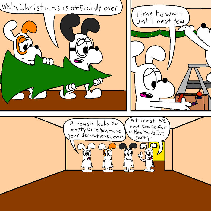 4 New Year Comics Featuring The Barkers