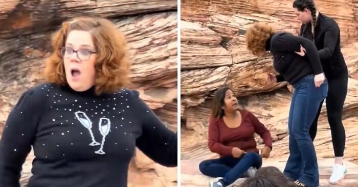 “First Karen Of 2026”: Woman Blocks Tourist’s Shot In Viral Red Rock Canyon Incident