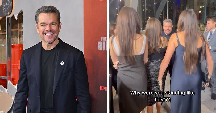 Matt Damon’s Teen Daughter Brutally Roasts His Red Carpet Pose