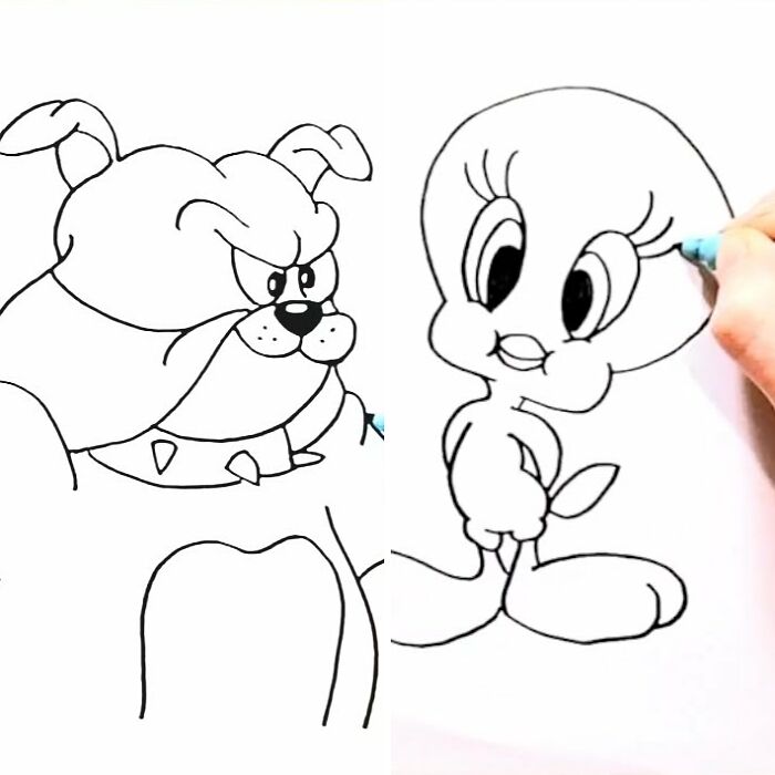 I Show People How To Draw Famous Cartoon Characters Step-By-Step