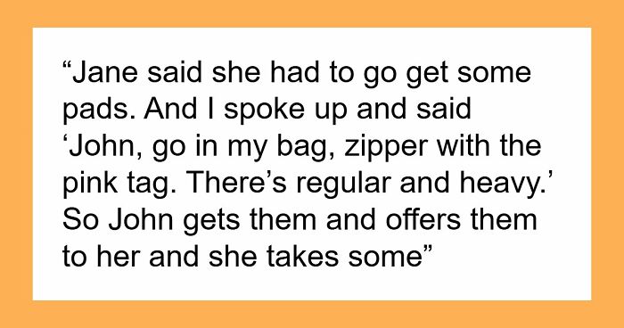 Woman Needs Pads And Male Coworker Has A Few On Hand, She Goes To HR To Report Him