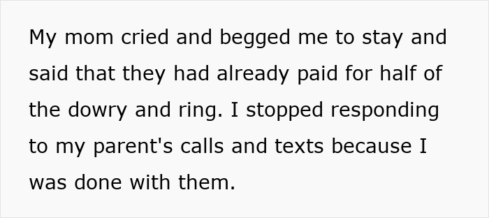 Text message screenshot showing a woman shocked as she discovers her own arranged marriage and proposal in India. Text message screenshot showing a woman shocked as she discovers her own arranged marriage and proposal in India.