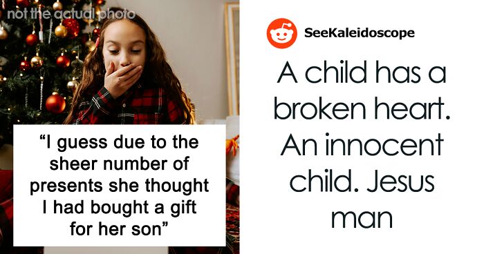 Daughter Gets 27 Presents For Christmas While Her Half-Brother Has Only 1, Dad Feels No Guilt