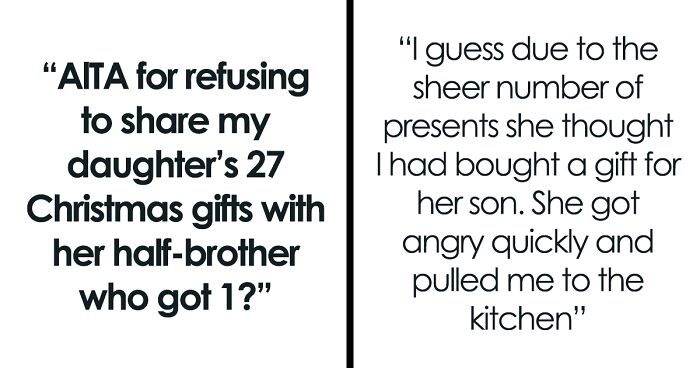 Daughter Gets 27 Presents For Christmas While Her Half-Brother Has Only 1, Dad Feels No Guilt