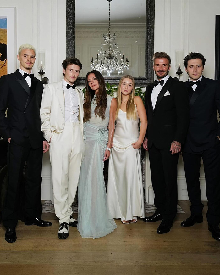 David Beckham and family dressed formally, posing indoors amid ongoing family rift and worst crisis faced together. David Beckham and family dressed formally, posing indoors amid ongoing family rift and worst crisis faced together.