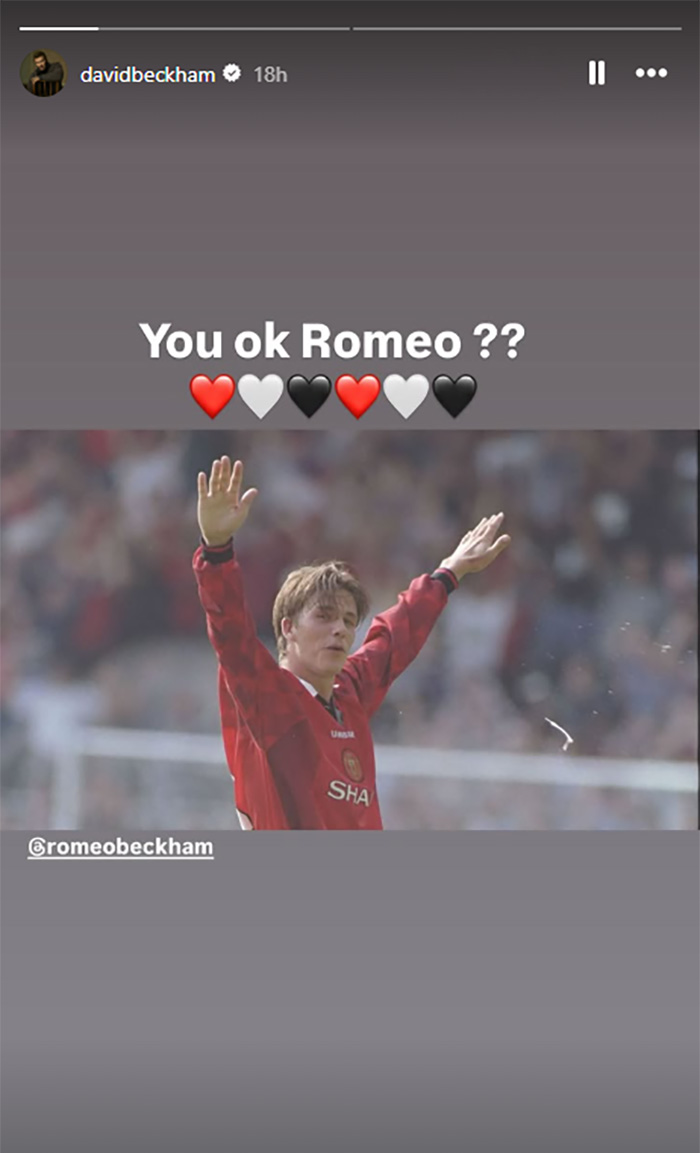 David Beckham publicly teases son Romeo on social media amid ongoing family rift and worst crisis they have faced. David Beckham publicly teases son Romeo on social media amid ongoing family rift and worst crisis they have faced.