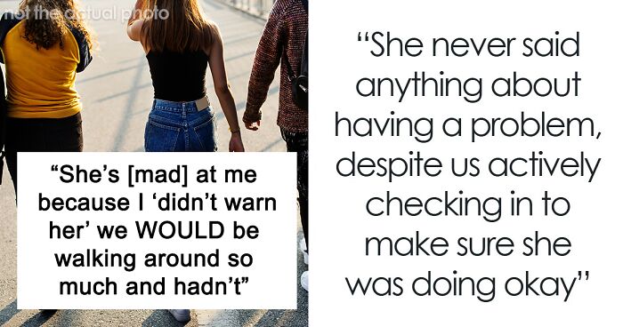 Woman Mad At Friend For Taking Her On A Walking Trip Without Warning Knowing She’s Diabetic