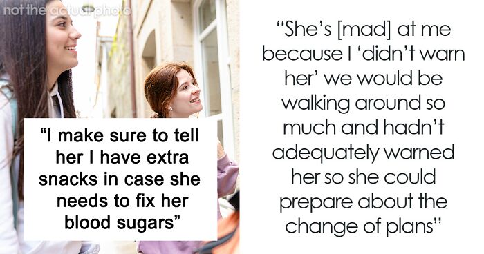 Woman Gets Silent Treatment From Diabetic Friend After A Trip That Involved A Lot Of Walking