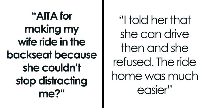 “I Humiliated Her”: Husband Bans Wife From The Front Seat After Her Anxiety Meltdown Puts Them At Risk