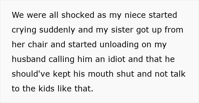 Family shocked as guy says wrong thing about late brother-in-law at Thanksgiving, upsetting kids and causing tension. Family shocked as guy says wrong thing about late brother-in-law at Thanksgiving, upsetting kids and causing tension.