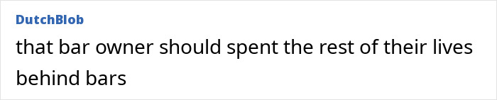 Comment stating a bar owner should spend their life behind bars, related to disturbing Swiss resort blaze details. Comment stating a bar owner should spend their life behind bars, related to disturbing Swiss resort blaze details.