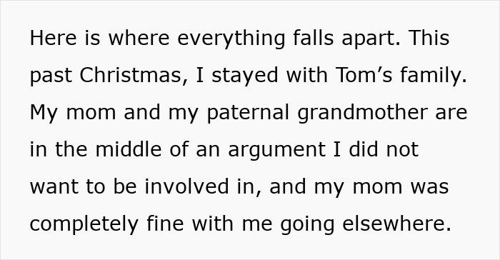 Text excerpt about a woman’s shocking family Christmas discovering she’s engaged to her first cousin. Text excerpt about a woman’s shocking family Christmas discovering she’s engaged to her first cousin.