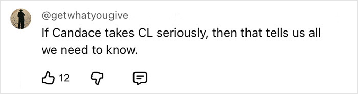Tweet from @getwhatyougive discussing Candace and CL, with 12 likes, related to evidence on Kurt Cobain’s passing not being self-inflicted. Tweet from @getwhatyougive discussing Candace and CL, with 12 likes, related to evidence on Kurt Cobain’s passing not being self-inflicted.