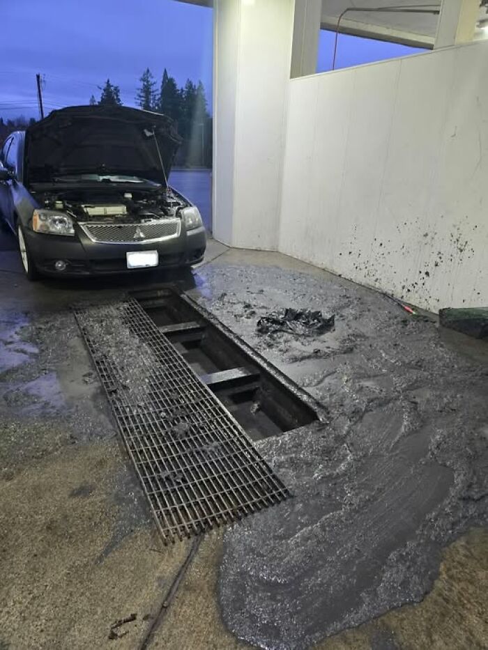 Dropped A Fuel Injector At The Car Wash... Into The Drain