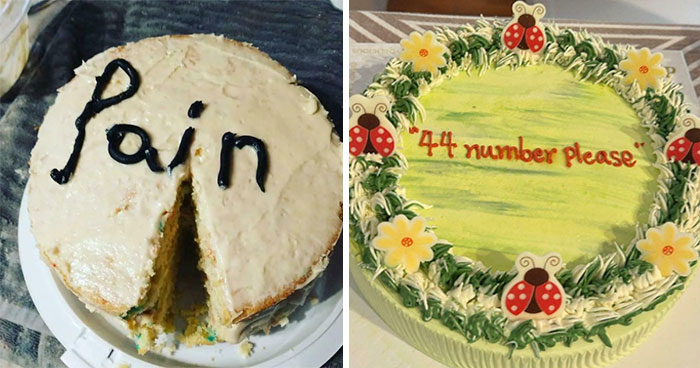 “Too Old For Leo DiCaprio”: 49 Funny Photos Of Cakes That Reflect Honest Emotions