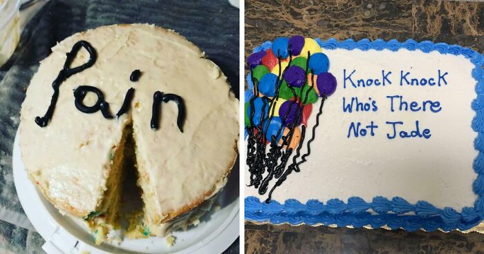 “Too Old For Leo DiCaprio”: 49 Funny Photos Of Cakes That Reflect Honest Emotions
