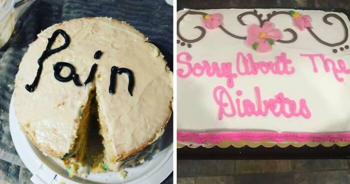 “Too Old For Leo DiCaprio”: 49 Funny Photos Of Cakes That Reflect Honest Emotions